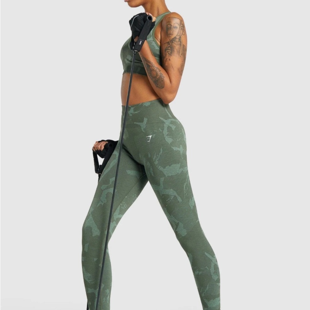 Gymshark Adapt Camo Savanna Green